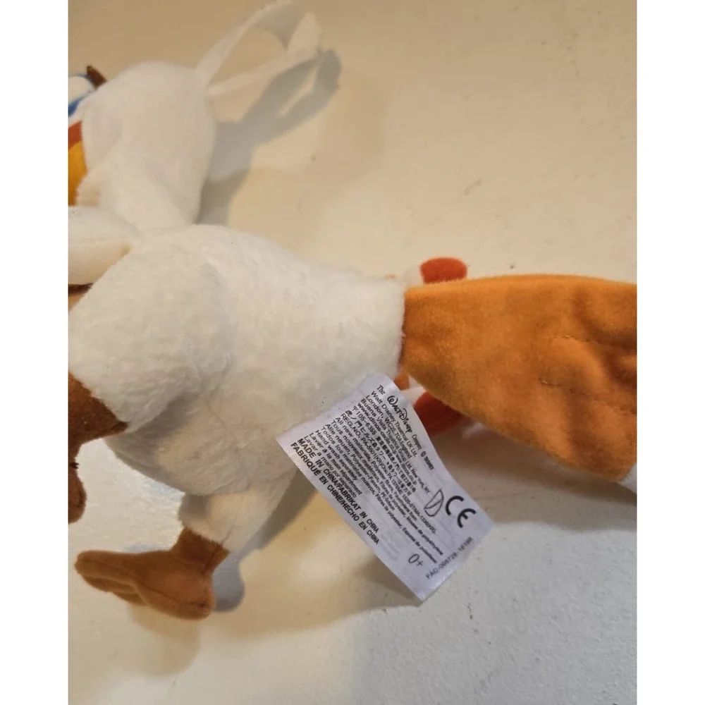 Disney Lion King Zazu Plush‎ Bird Broadway Musical Orange White Stuffed Doll 9